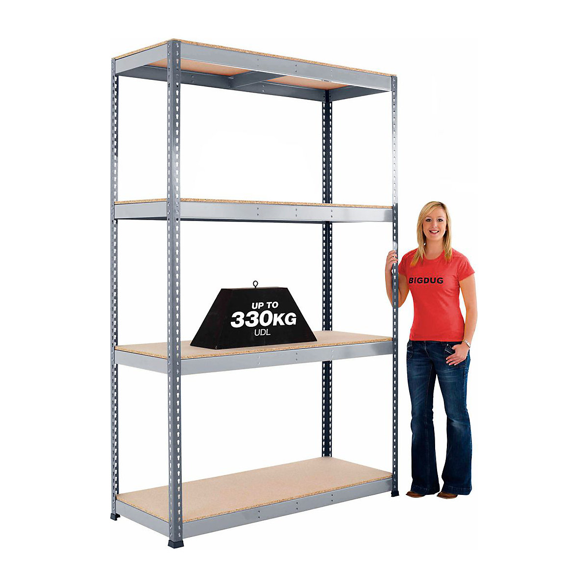 BiG400 Galvanised 2440mm High Racking