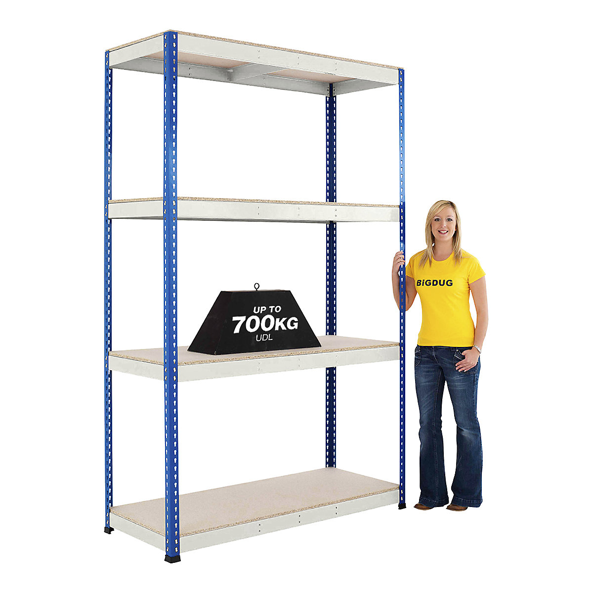BiG800 Blue & Grey 2440mm High Racking
