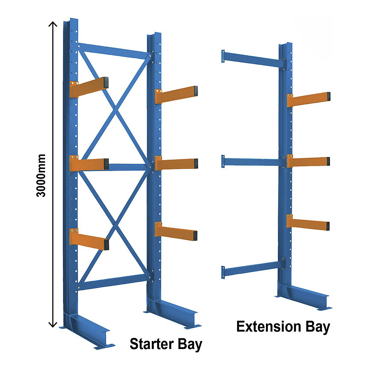 Heavy-Duty Cantilever Racking System (Product illustration 3)-2