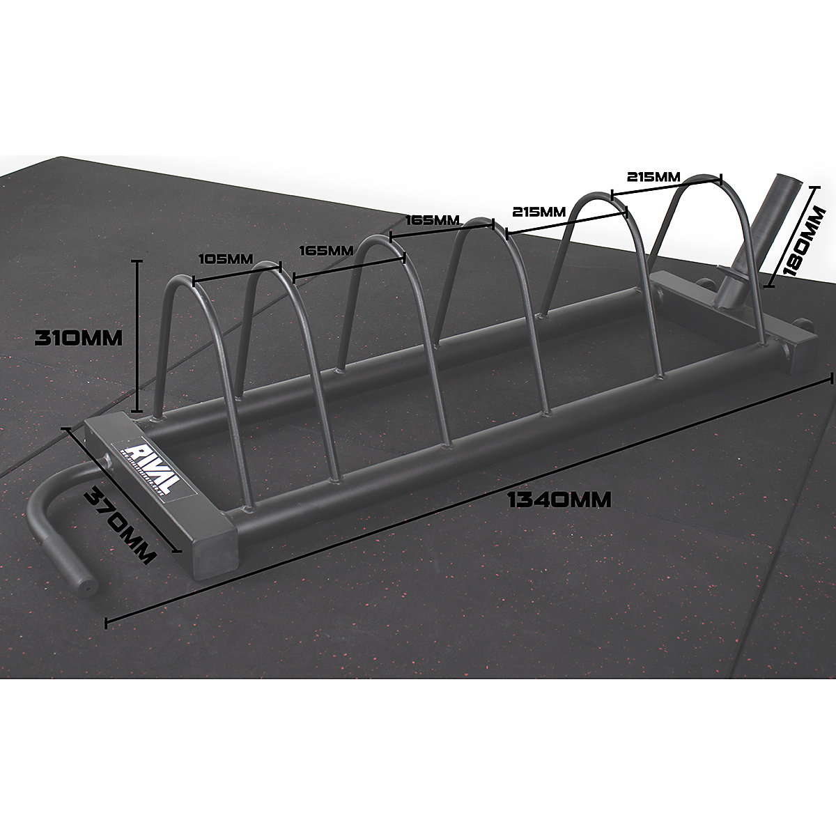 BiGDUG Garage Bumper Plate Storage Rack (Product illustration 3)-2