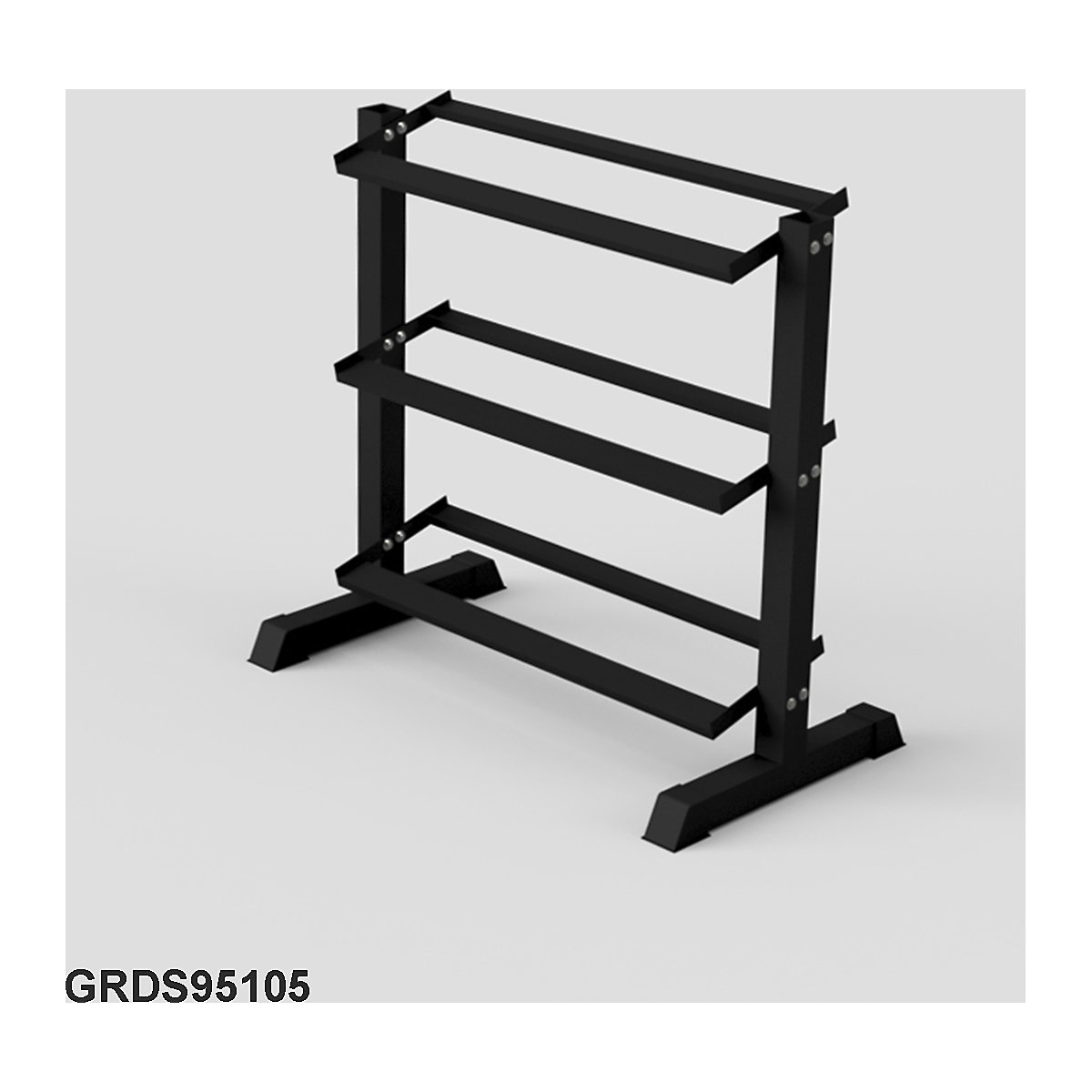 BiGDUG Garage Dumbbell Storage Rack, BiGDUG Garage Dumbbell Storage Rack, BiGDUG Garage Dumbbell Storage Rack | 950h x 1000w x 510d mm | 3 Shelves | 450kg Max Load-3