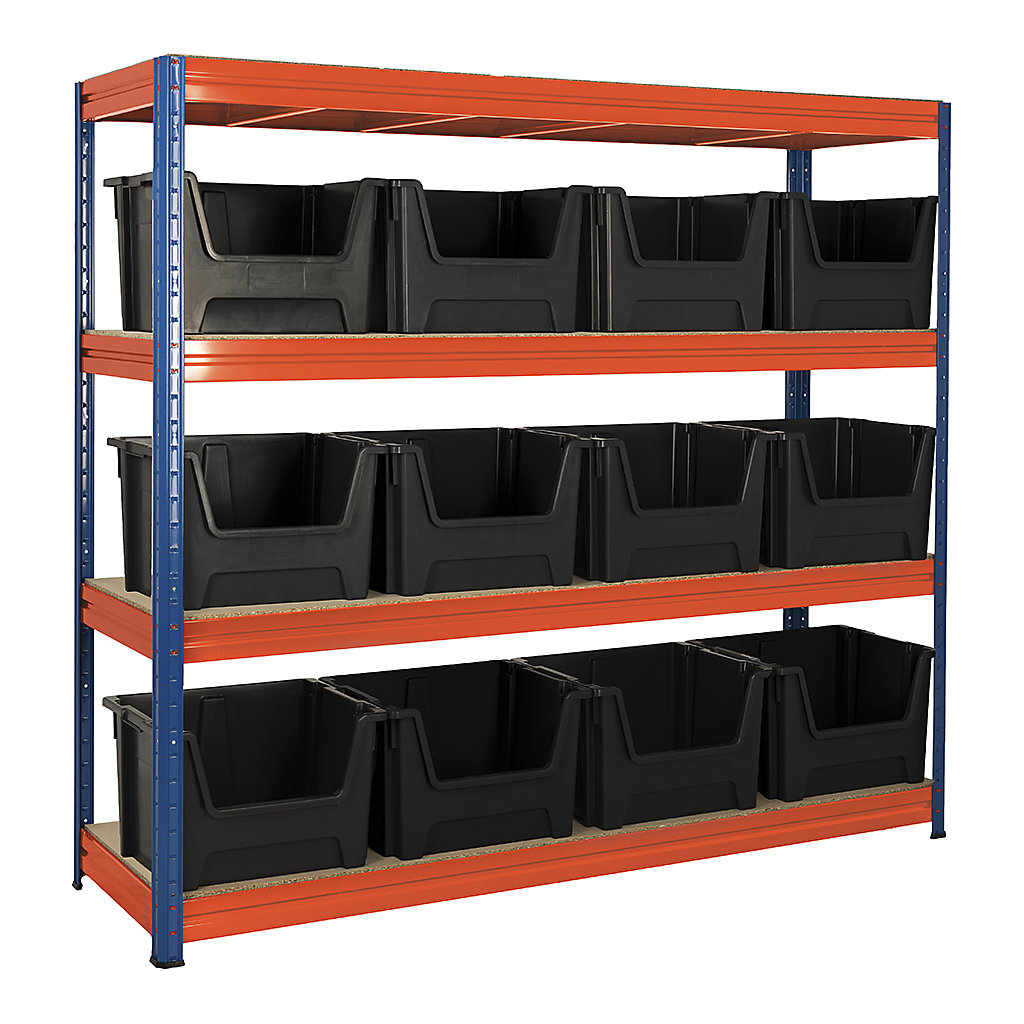 BiGDUG 500kg Industrial Shelving | 4 Levels | BiGDUG