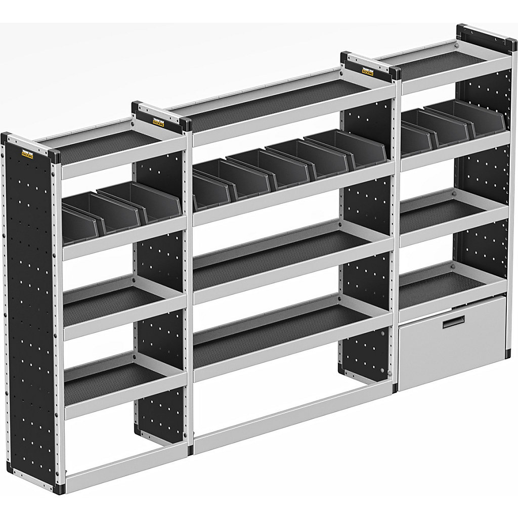 Van Guard Silver Trade Van Racking Packages | BiGDUG