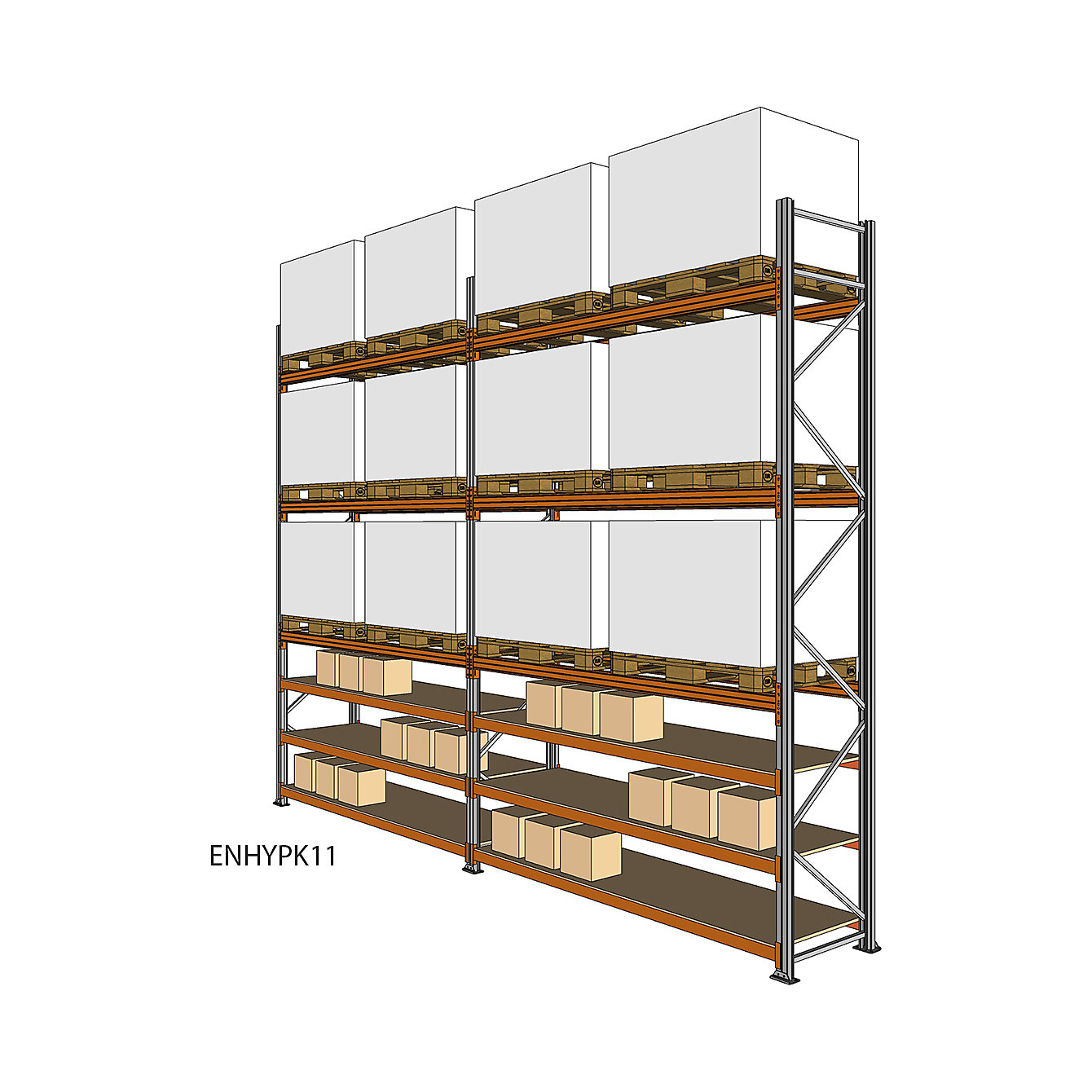 BiGDUG Pallet Racking Kits with Picking Levels | BiGDUG