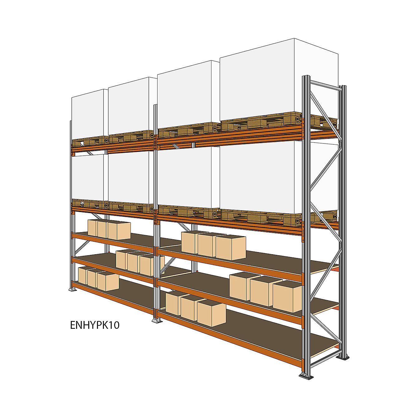 BiGDUG Pallet Racking Kits with Picking Levels | BiGDUG