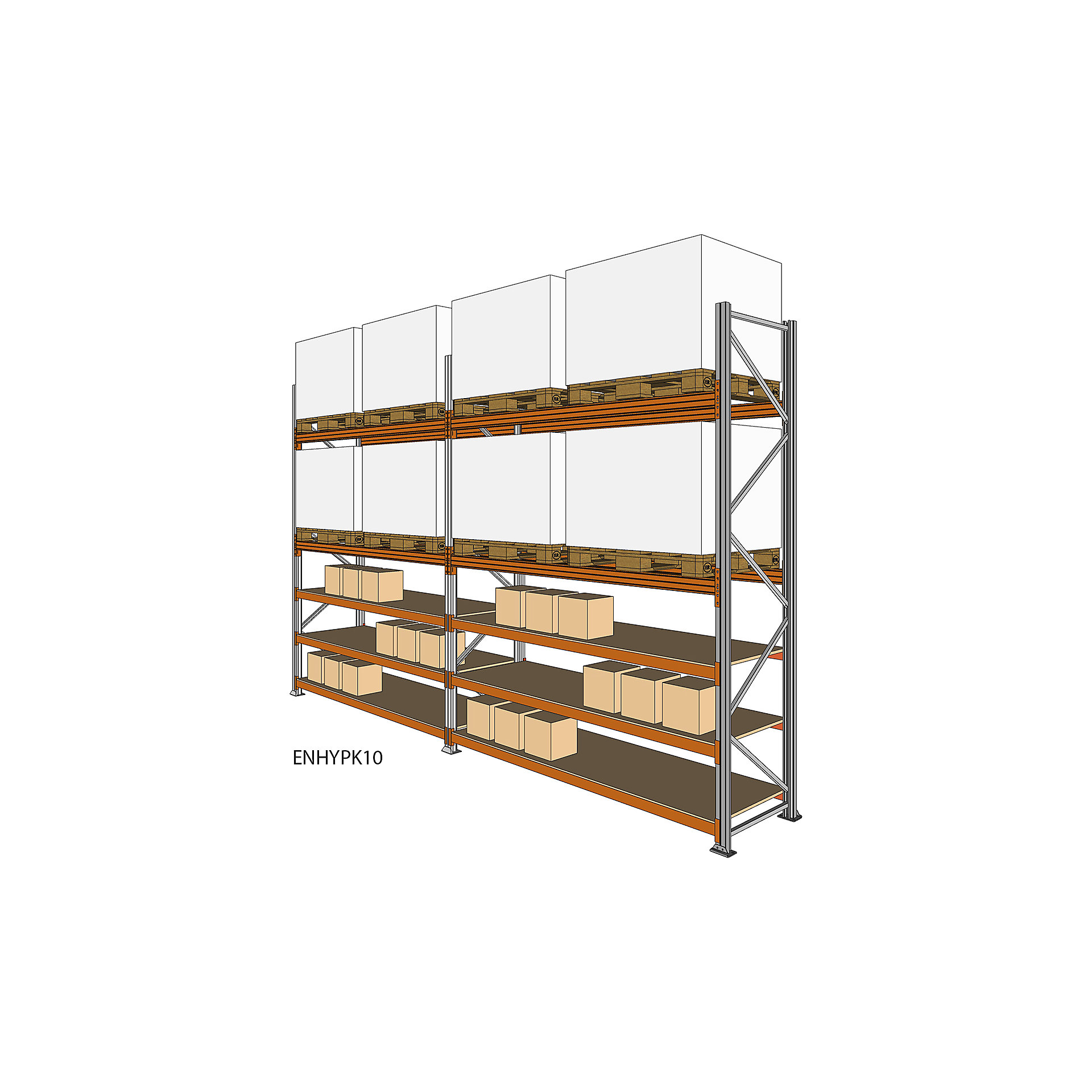 BiGDUG Pallet Racking Kits with Picking Levels | BiGDUG