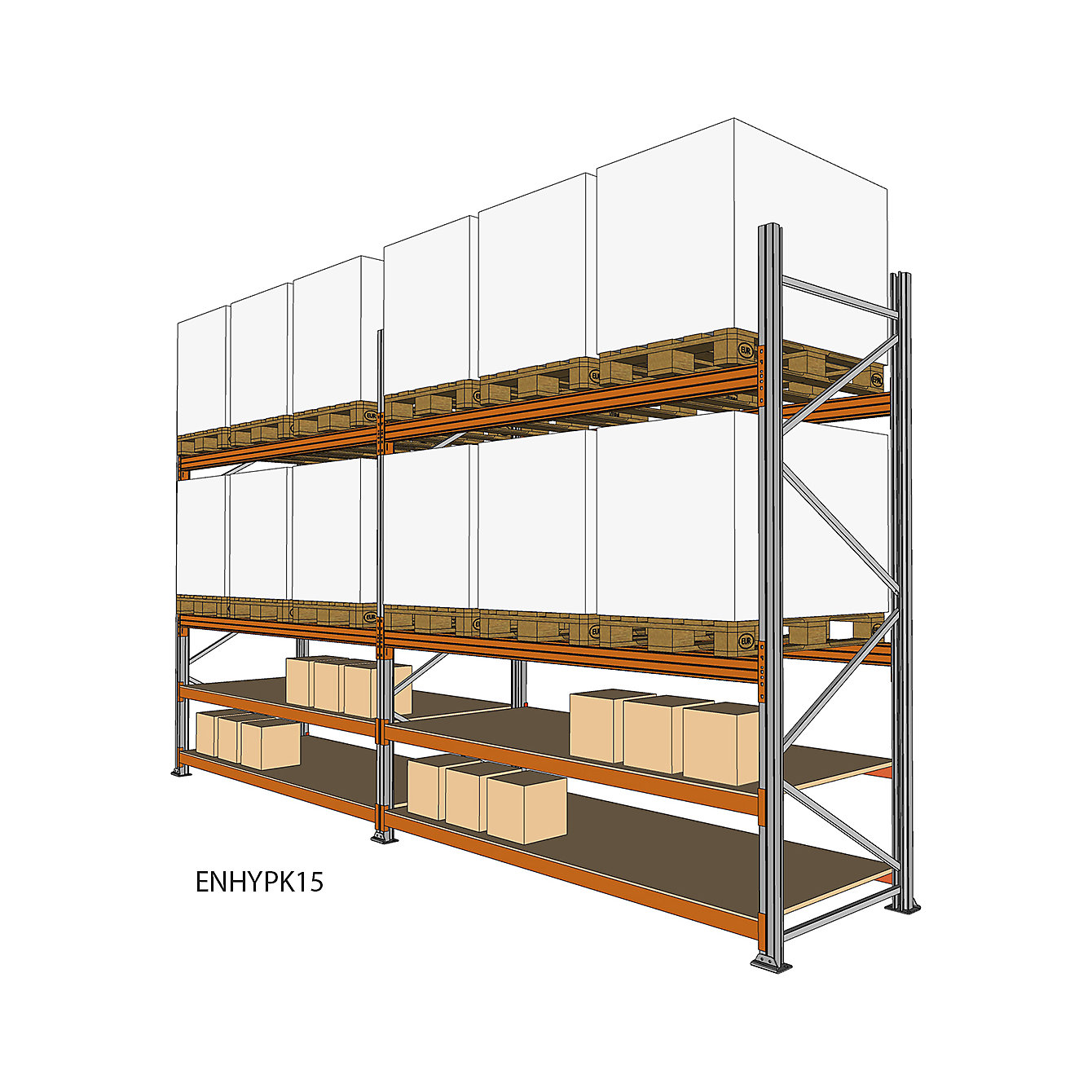 BiGDUG Pallet Racking Kits with Picking Levels | BiGDUG