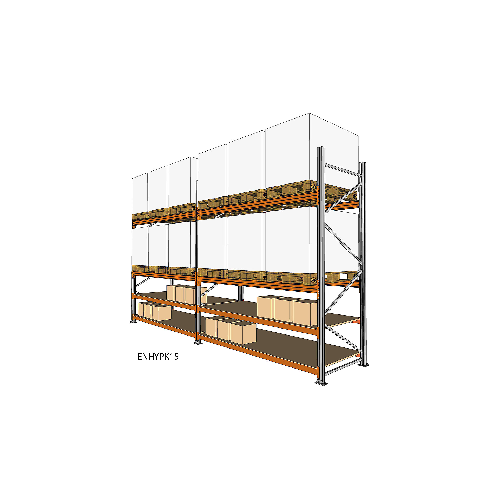 BiGDUG Pallet Racking Kits with Picking Levels | BiGDUG