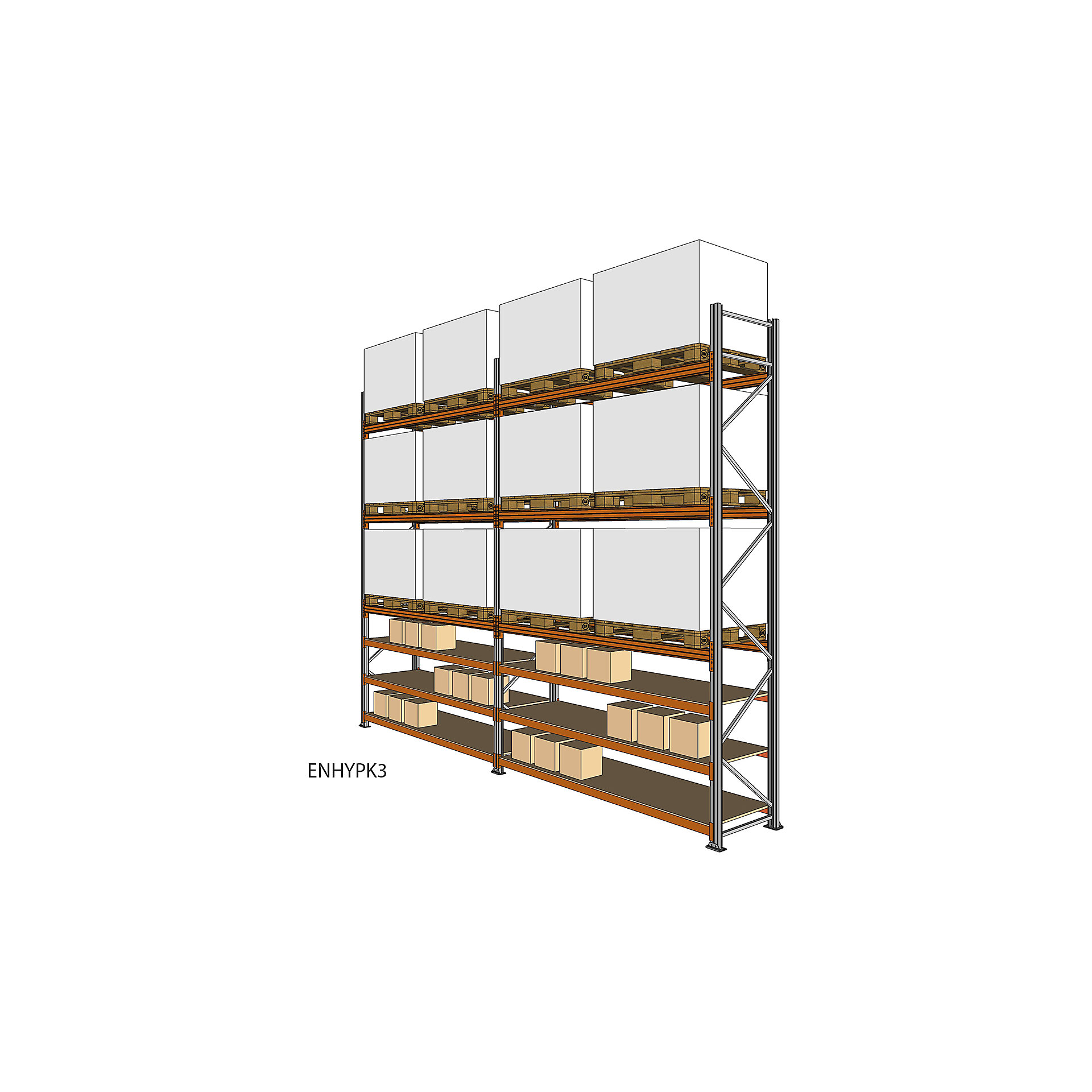 BiGDUG Pallet Racking Kits with Picking Levels | BiGDUG