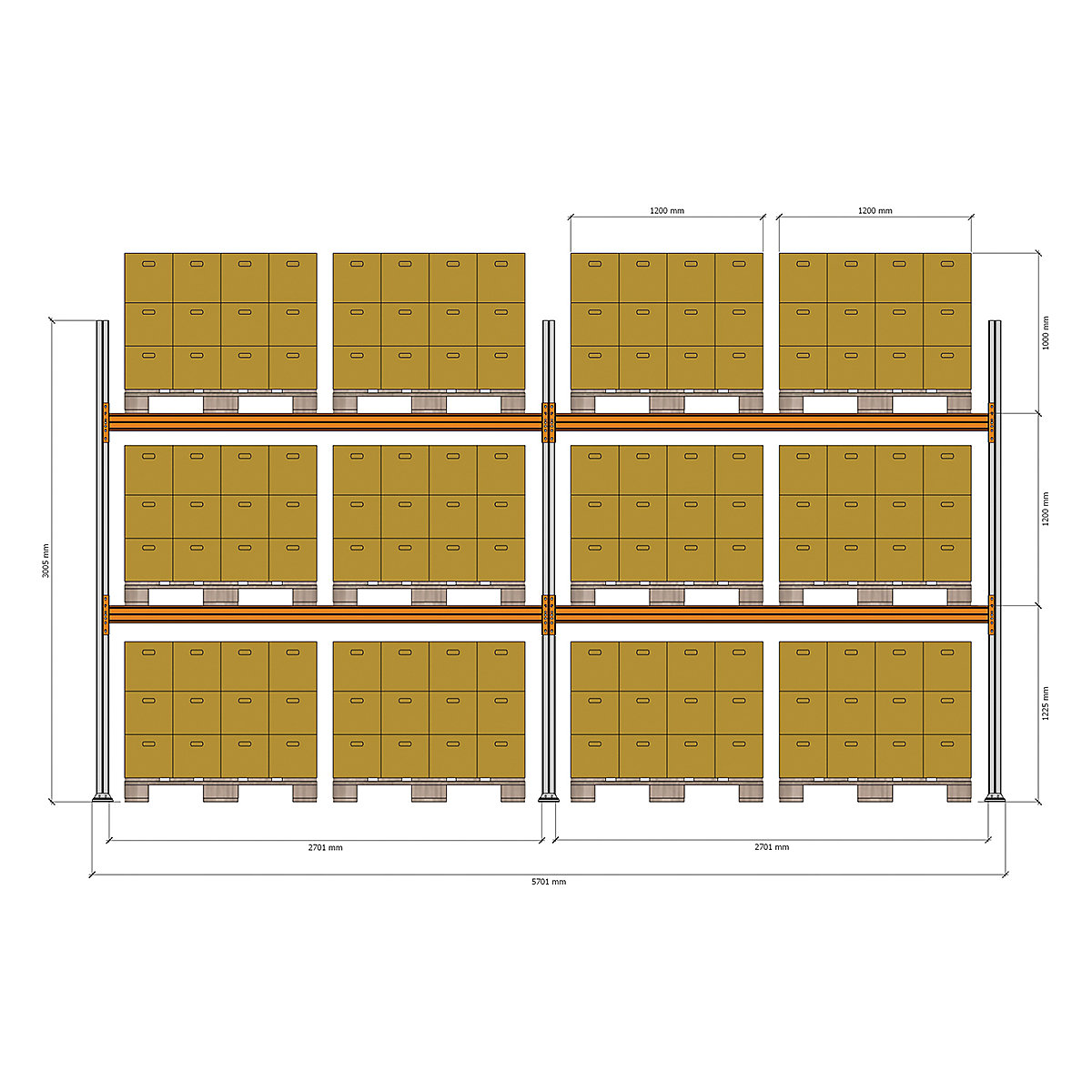 BiGDUG Pallet Racking Kits (Product illustration 4)-3