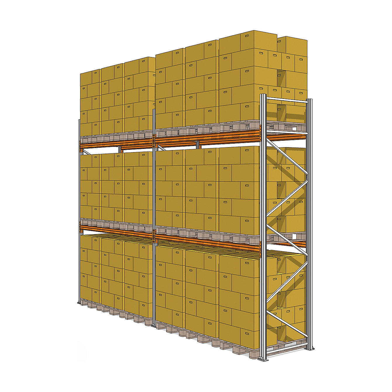 BiGDUG Pallet Racking Kits | 2 Bay Pallet Racking | BiGDUG