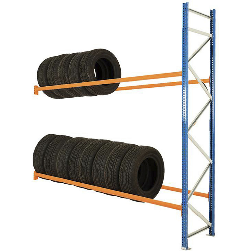 BiGDUG Longspan Tyre Racking Extension Bay | 2 Levels