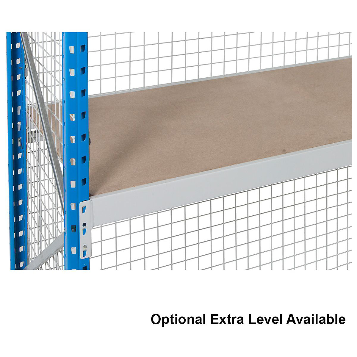 Secure Mesh Longspan Shelving with Chipboard Levels (Product illustration 8)-7