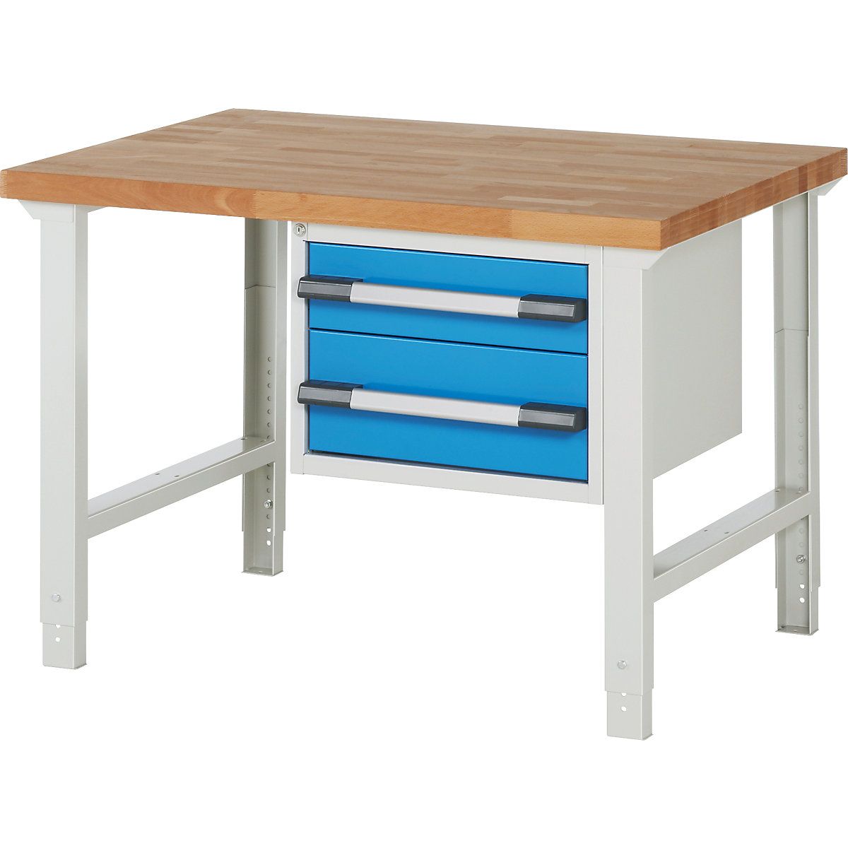EUROKRAFTpro – Radna klupa, modularni sustav, 2 ladice, ŠxD 1250 x 900 mm