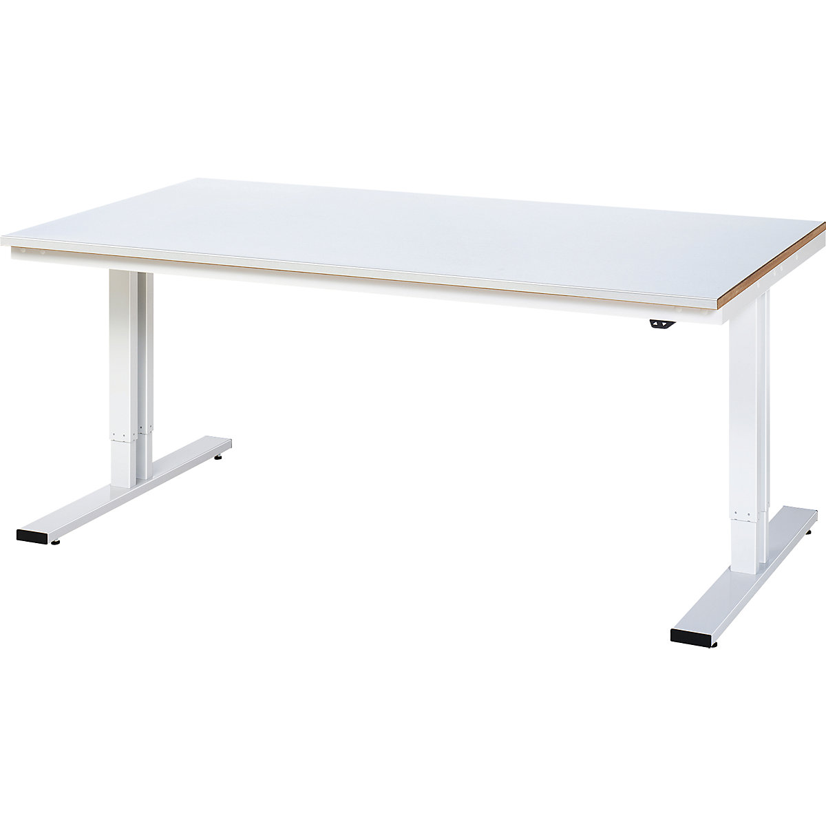 Radni stol, s mogućnošću električnog namještanja visine – RAU, čelična obloga, nosivost 300 kg, ŠxD 2000 x 1000 mm-9
