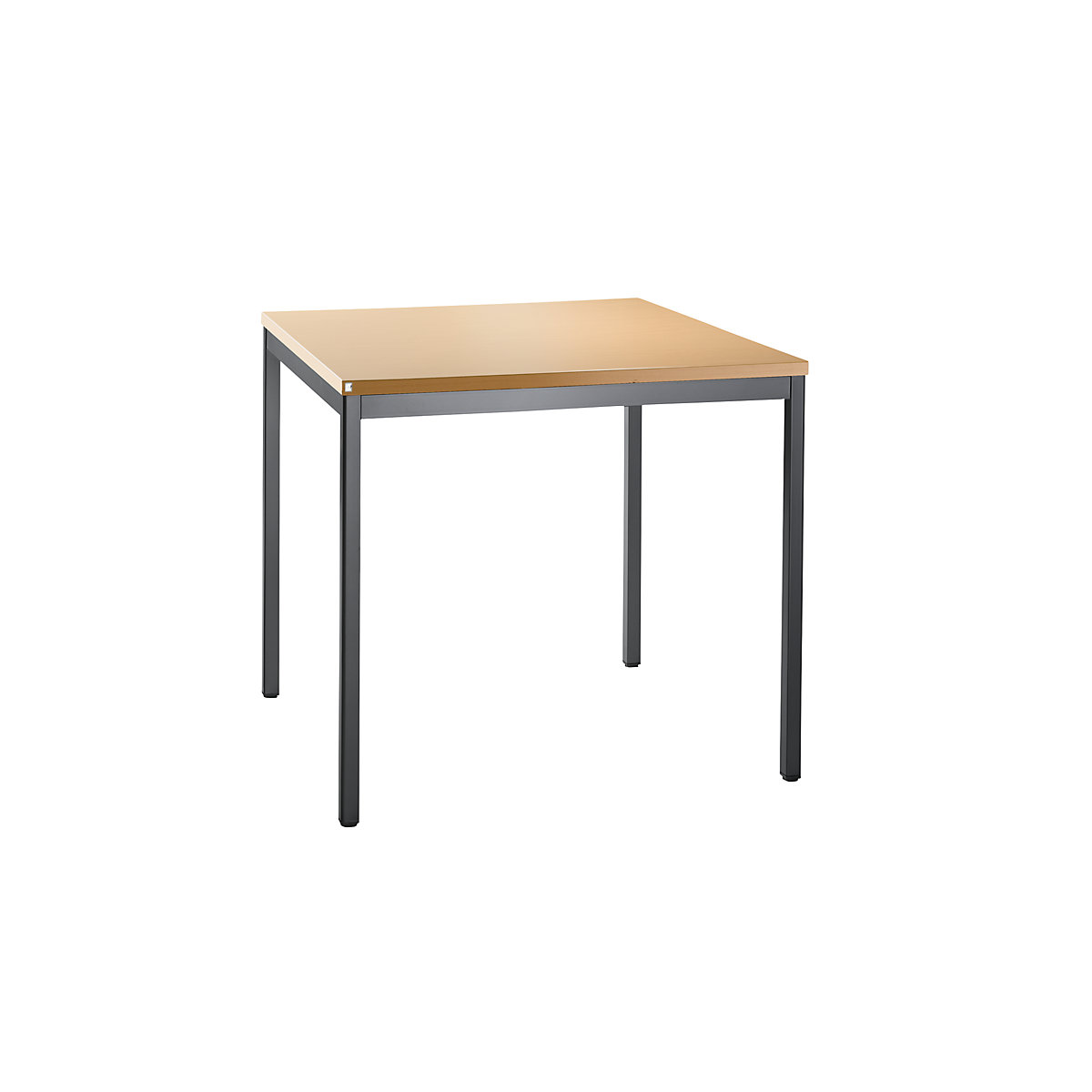 LENA Písací stôl, š x h 800 x 800 mm, vzor buk