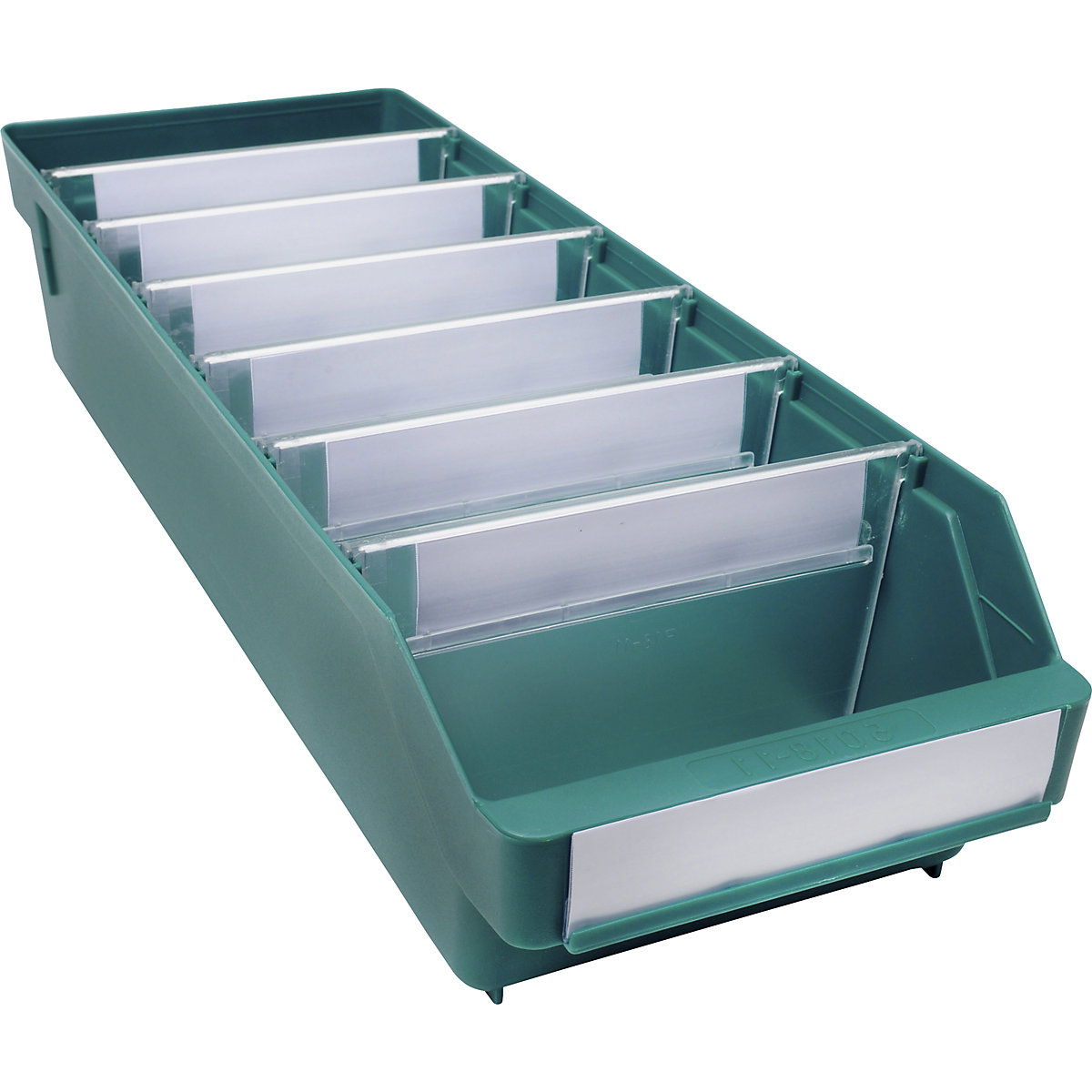 Állványdoboz rendkívül ütésálló polipropilénből – STEMO, zöld, h x szé x ma 500 x 180 x 110 mm, cs.e. 20 db