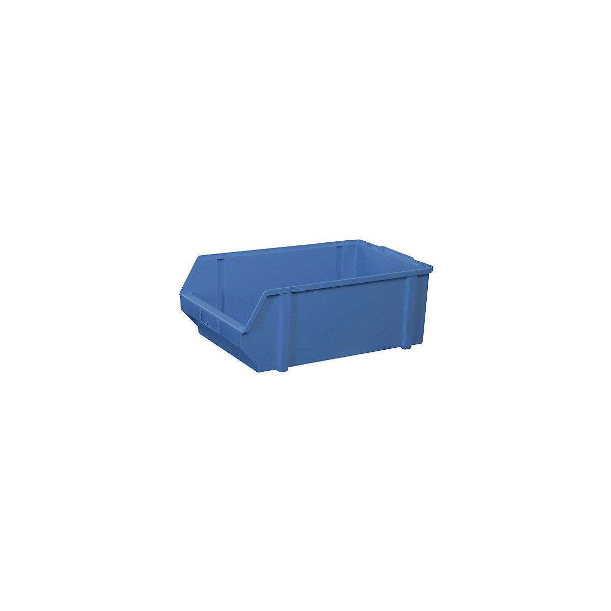 Nyitott tárolódobozok polisztirolból, hossz 500 mm, szé x ma 303 x 180 mm, cs. e. 5 db, kék