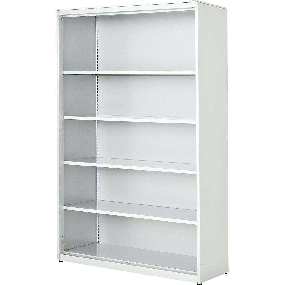 Rayonnage et armoire combinés – mauser, h x l x p 1956 x 1200 x 432 mm, plateau en acier, 4 tablettes, blanc pur-3