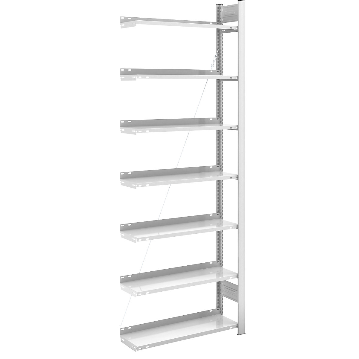 Rayonnage emboîtable d'archivage, RAL 7035 – hofe