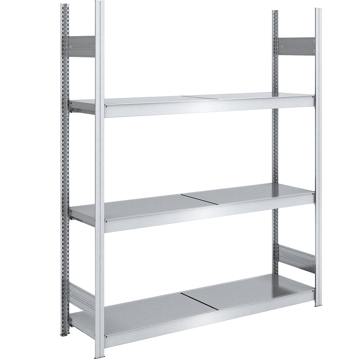 Rayonnage emboîtable extra-large avec tablettes en acier &ndash; hofe