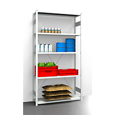 l x p 1275 x 485 mm, rayonnage de base