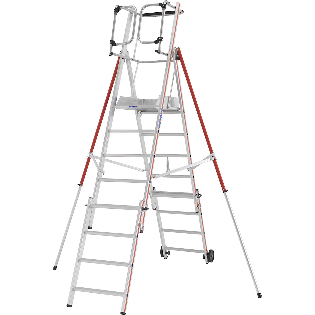 Hliníkový plošinový rebrík - HYMER