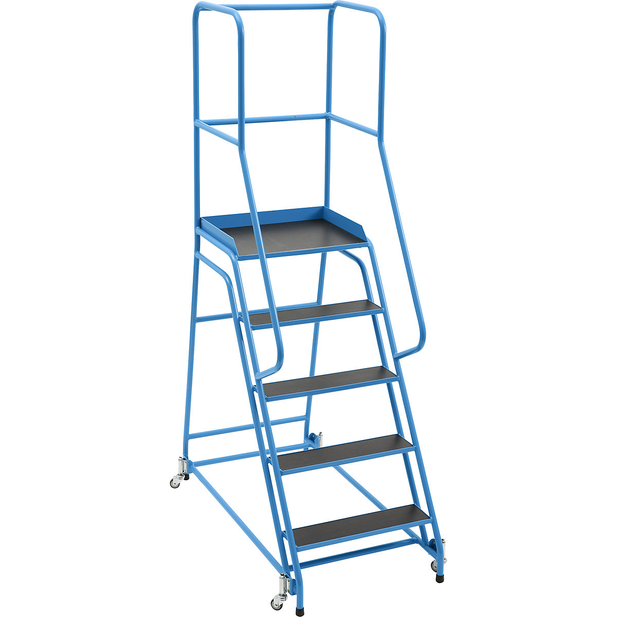 Plošinový rebrík, mobilný – eurokraft pro (Zobrazenie produktu 8)-7