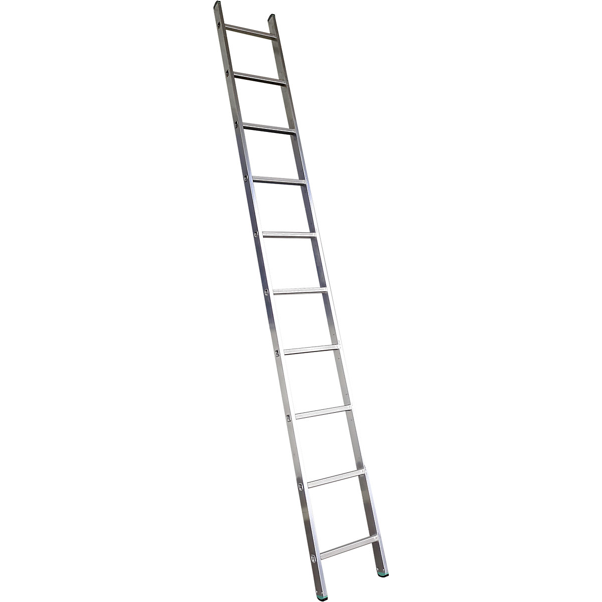 Hliníkový príložný rebrík, s priečkami, šírka 340 mm, 10 priečok-3
