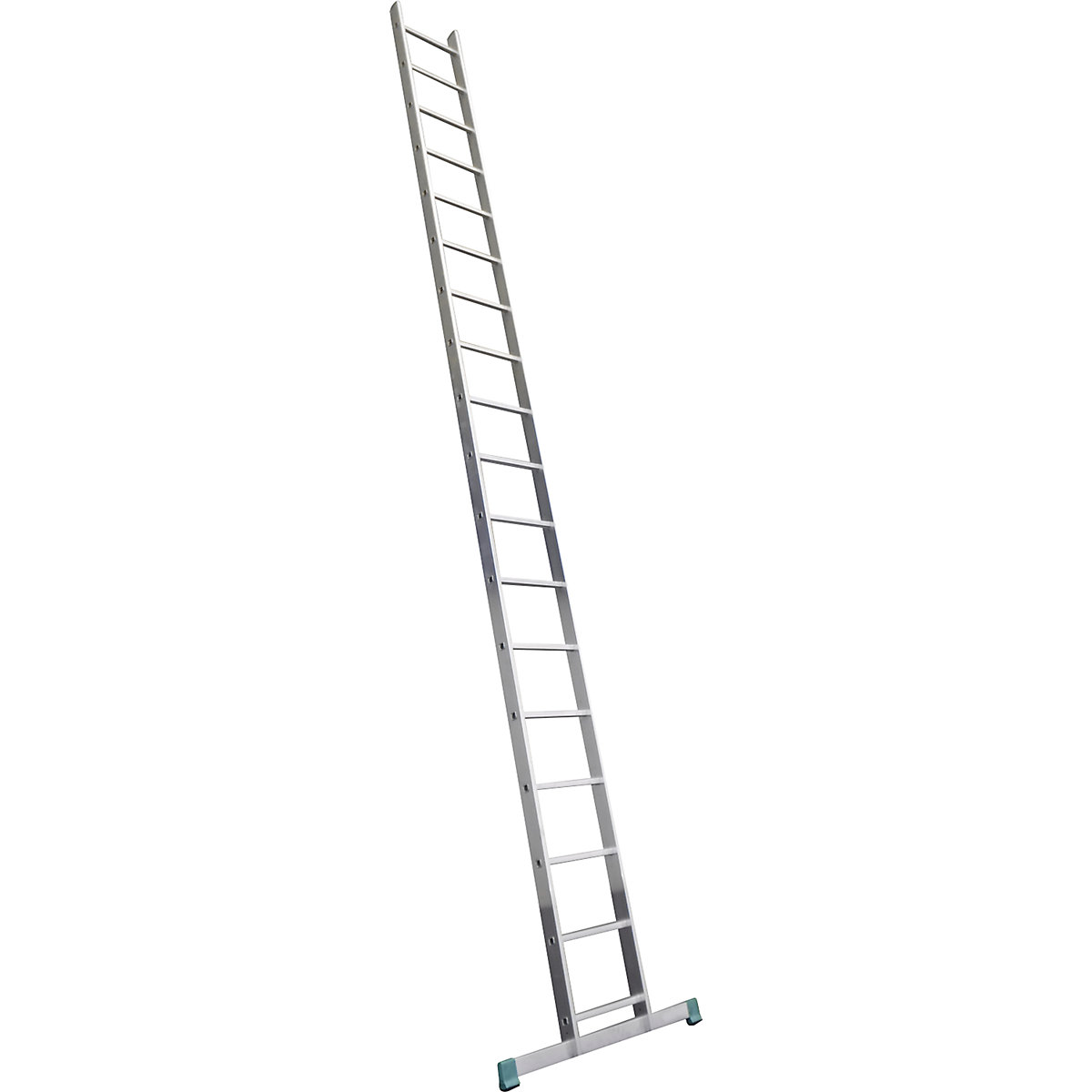 Hliníkový príložný rebrík, s priečkami, šírka 340 mm, 18 priečok-5