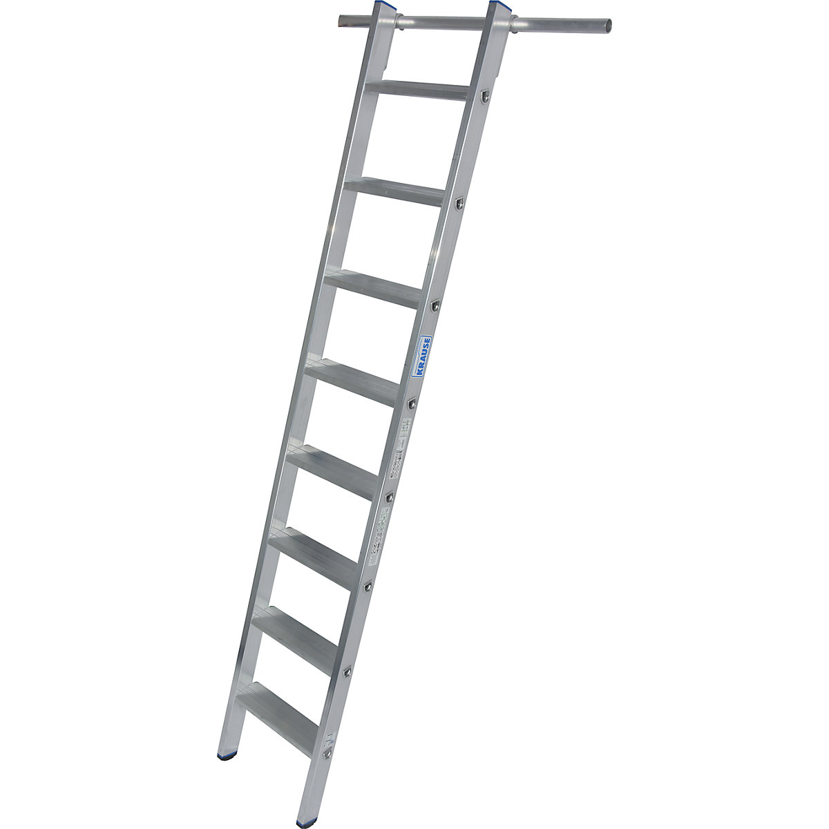 Regálový rebrík so stupňami – KRAUSE, s možnosťou zavesenia, s 1 párom závesných hákov, 8 stupňov-2