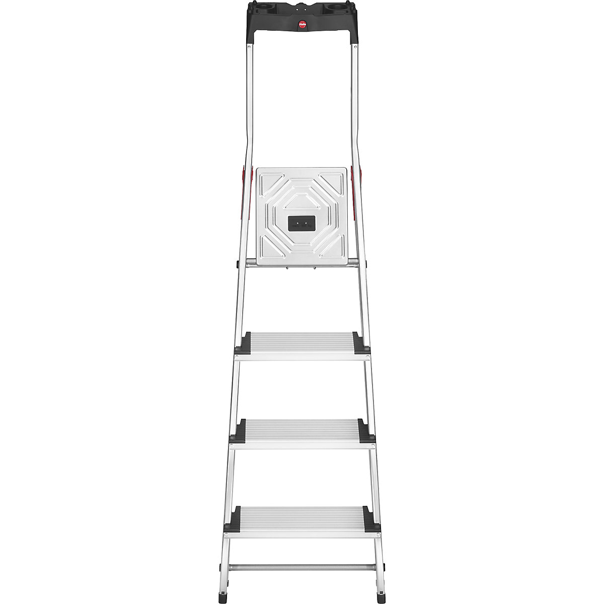 Hliníkový stojací rebrík so stupňami ComfortLine L80 – Hailo (Zobrazenie produktu 2)-1
