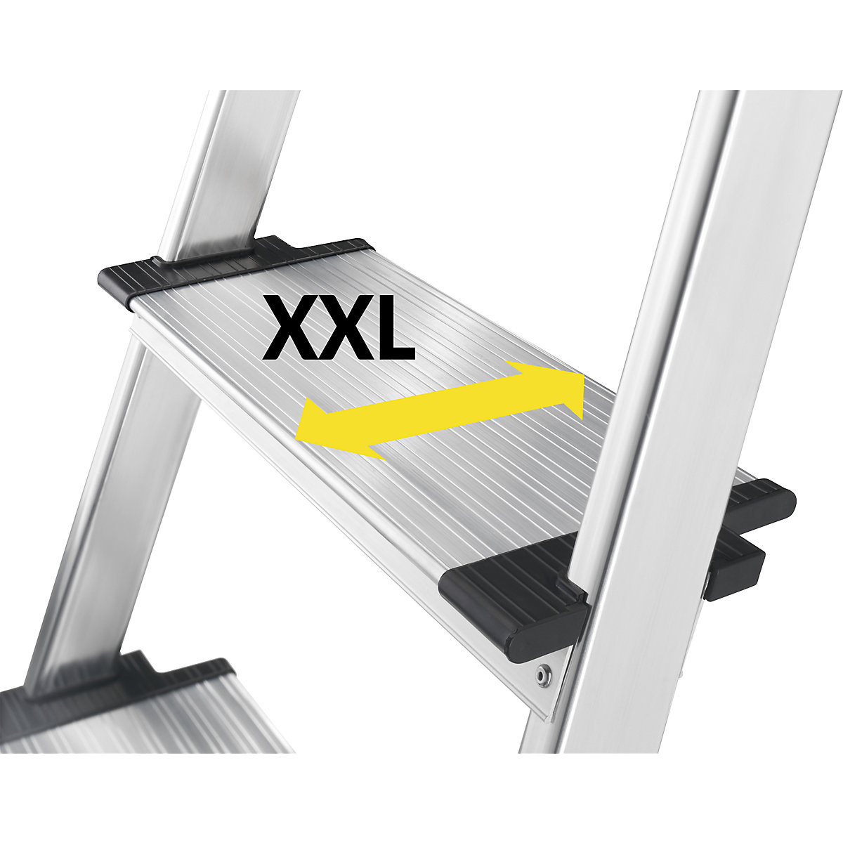 Hliníkový stojací rebrík so stupňami ComfortLine L80 – Hailo (Zobrazenie produktu 7)-6