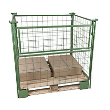 A x L 800 x 1200 mm, 1 pared longitudinal semiabatible