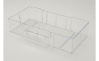 Gaveta transparente, poliestireno