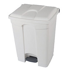 Cubo de basura de plástico con pedal