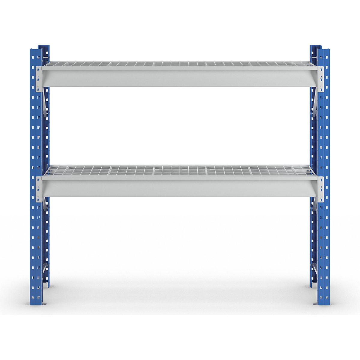 Regál s velkými policemi pro velká zatížení s deskami z drátěné mřížky – Manorga (Obrázek výrobku 7)-6