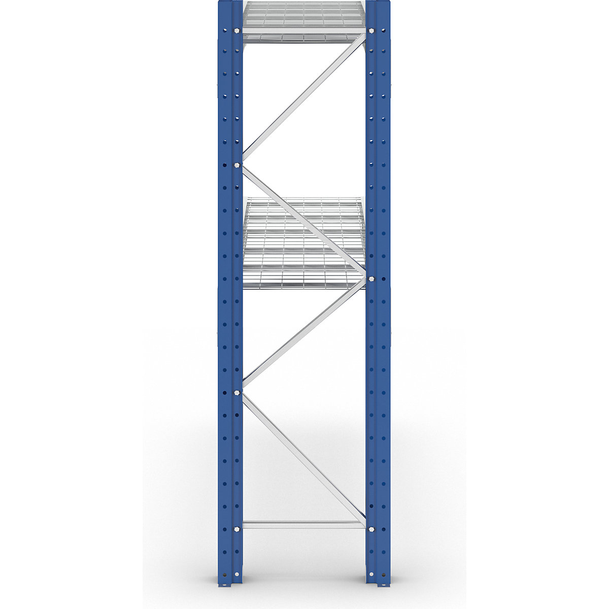 Regál s velkými policemi pro velká zatížení s deskami z drátěné mřížky – Manorga (Obrázek výrobku 8)-7