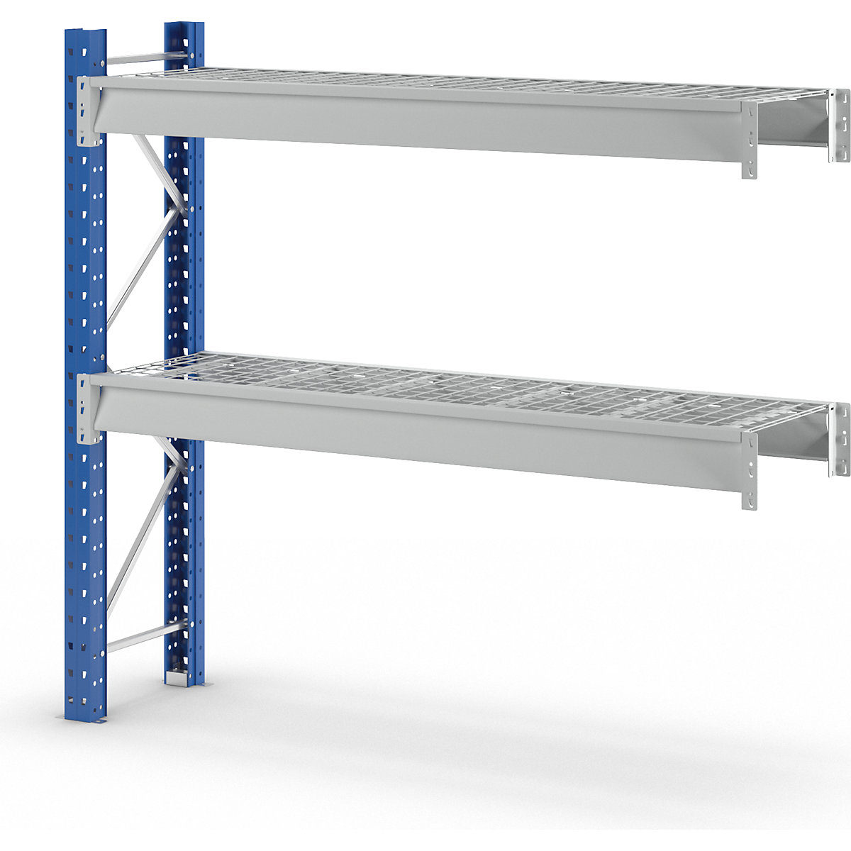 Regál s velkými policemi pro velká zatížení s deskami z drátěné mřížky – Manorga (Obrázek výrobku 9)-8