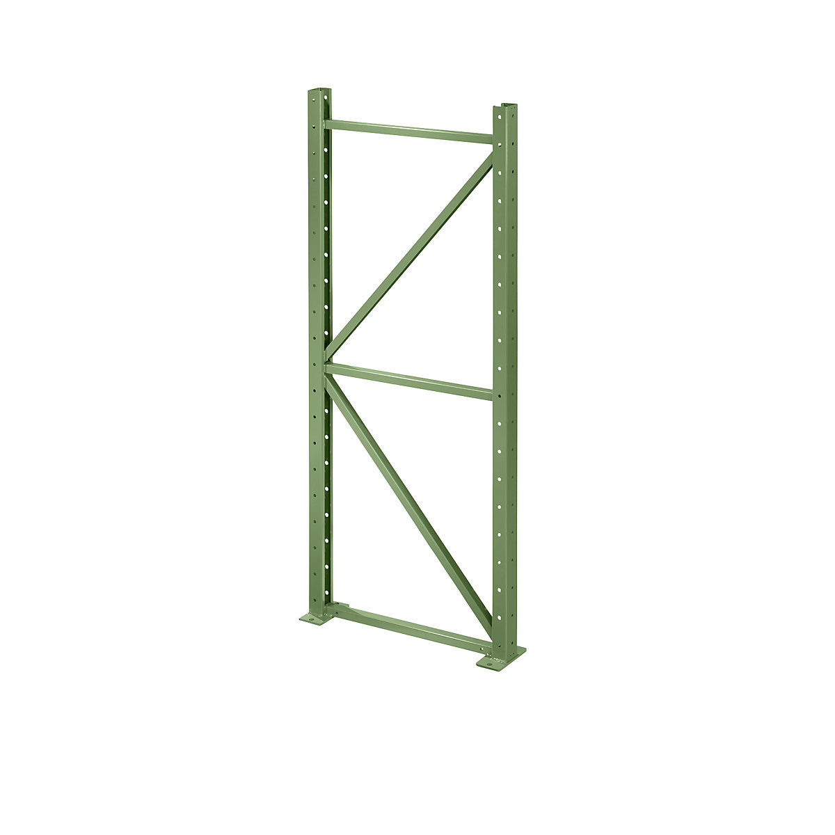 Stojinový rám – LISTA, hloubka 860 mm, výška 2000 mm, rezedově zelená barva-7