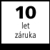 Záruka 10 let  Na výrobky označené tímto symbolem poskytujeme záruku kvality materiálu a zpracování na dobu 10 let od dodání.