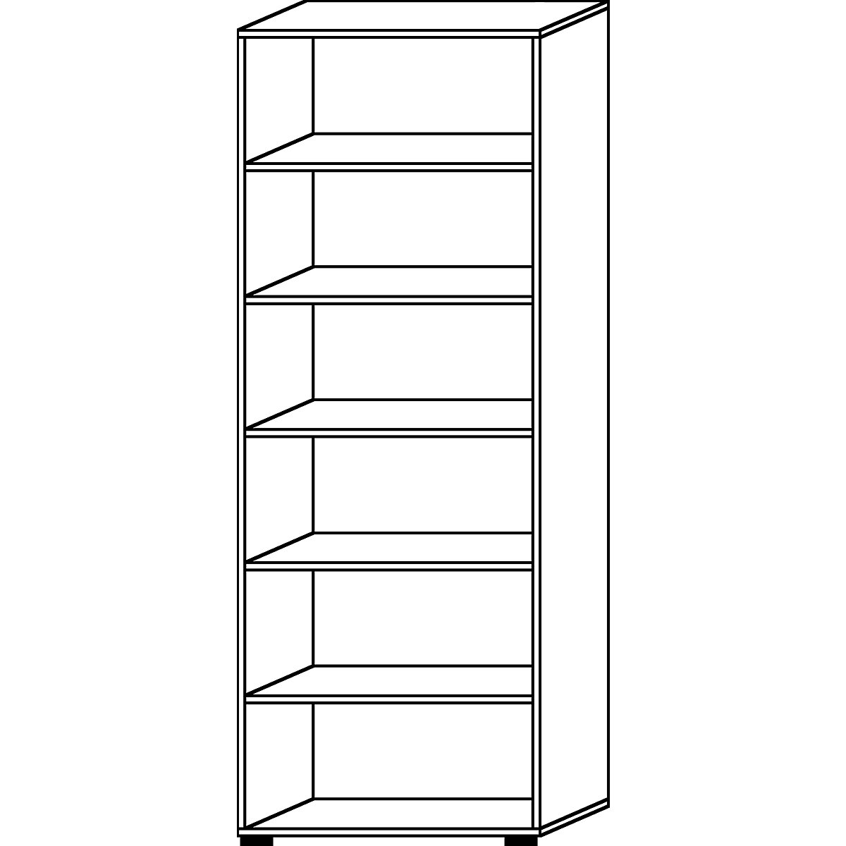 Regal mit Akustik-Rückwand ANNY-AC (Produktabbildung 6)-5