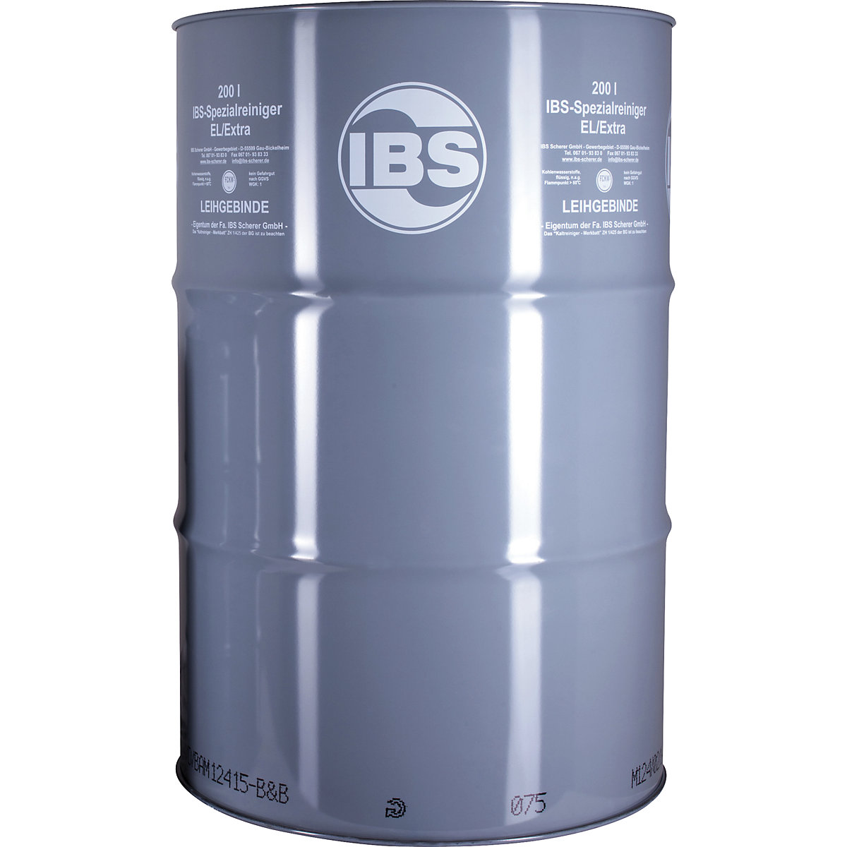 Speciaal reinigingsmiddel EL/Extra – IBS Scherer, voor gebruik in elektrisch bedrijf, inhoud 200 l-2
