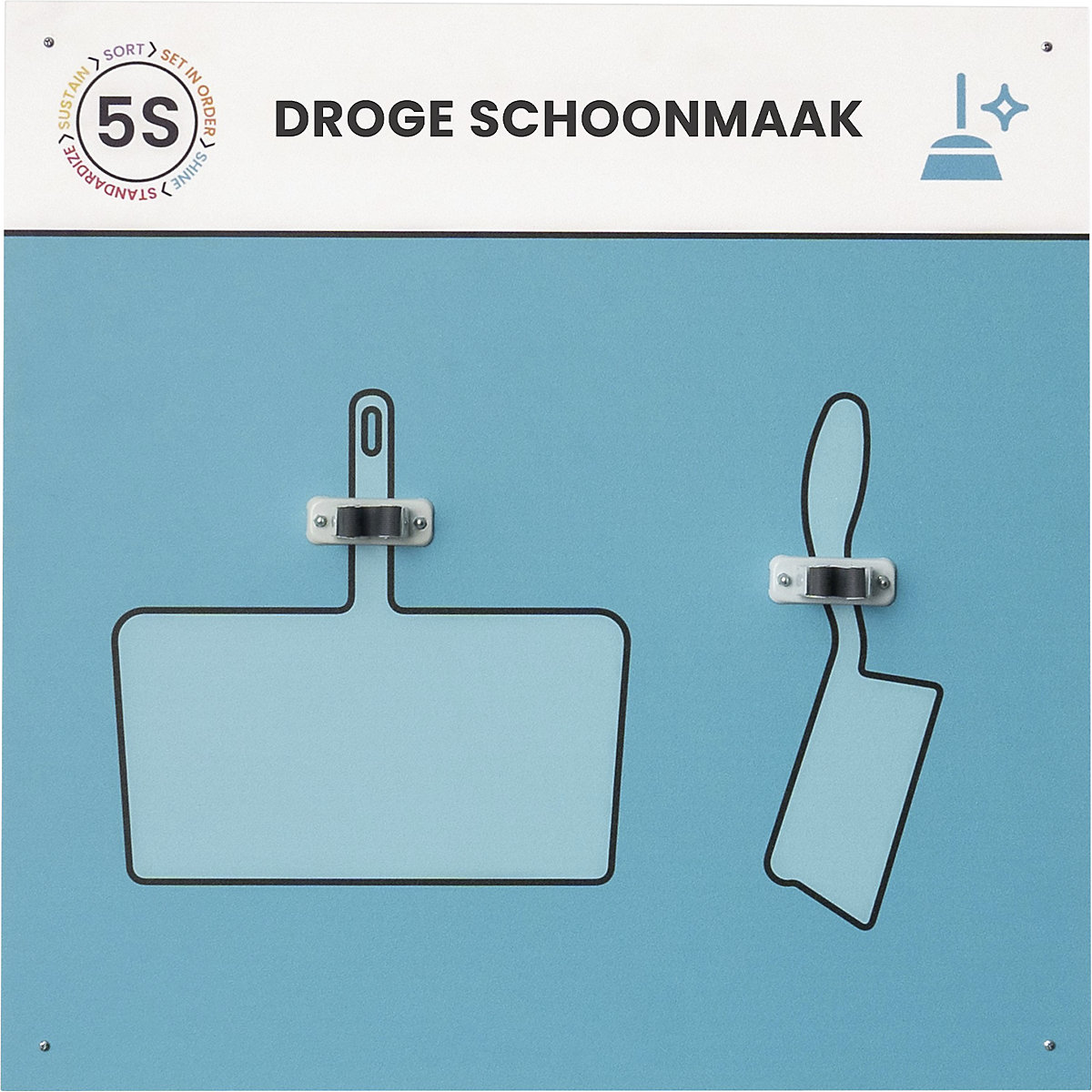 Schaduwwand veegstation – Paperflow