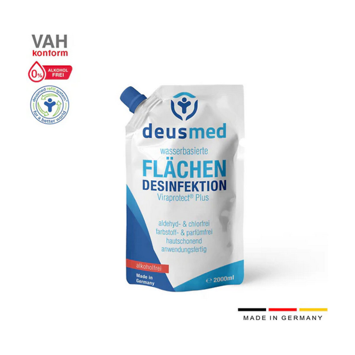 Flächendesinfektion deusmed®, alkoholfrei