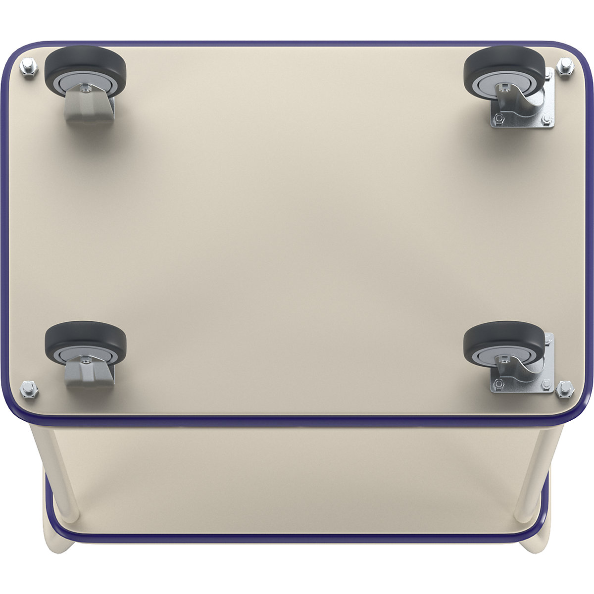 Mesa industrial com rodas (Imagem do produto 4)-3