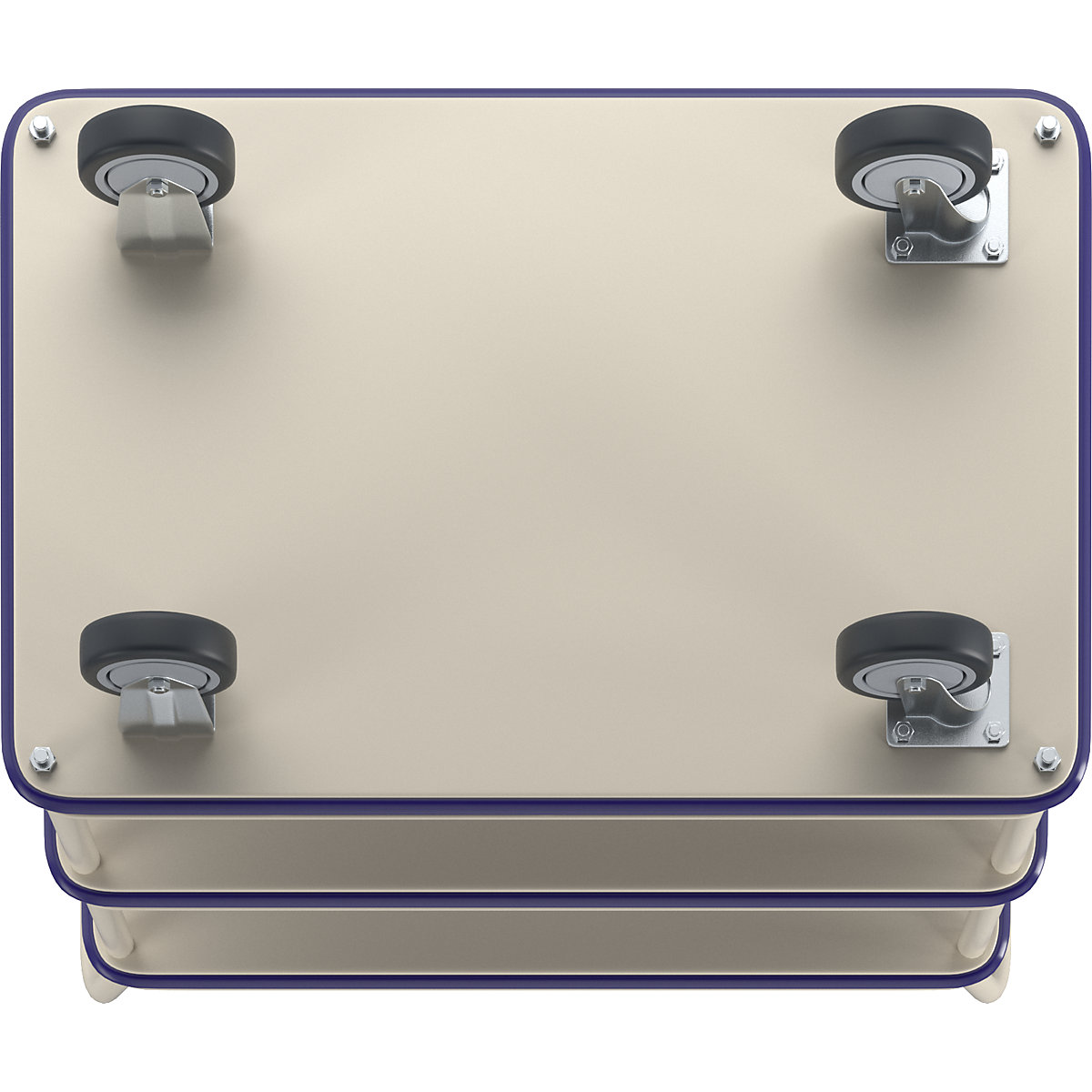 Mesa industrial com rodas (Imagem do produto 3)-2