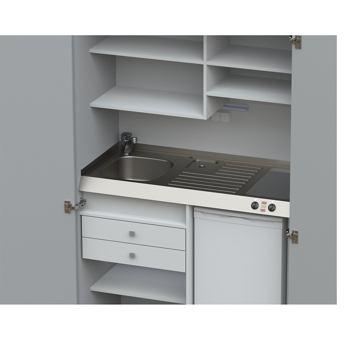 Cozinha-armário com portas de batentes (Imagem do produto 3)-2