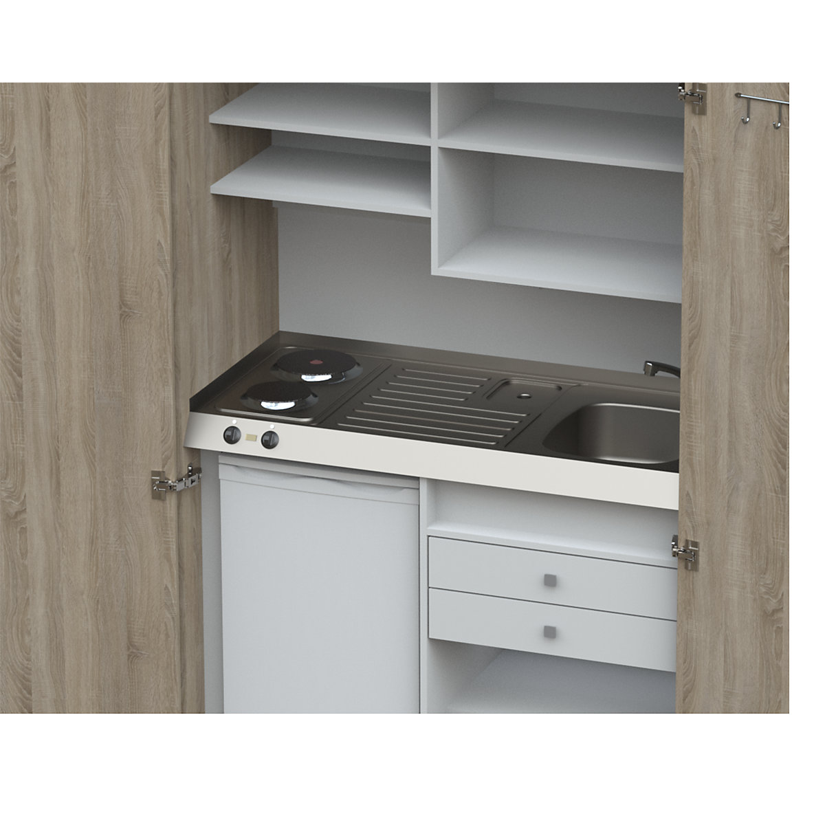 Cocina-armario con puertas batientes (Imagen del producto 32)