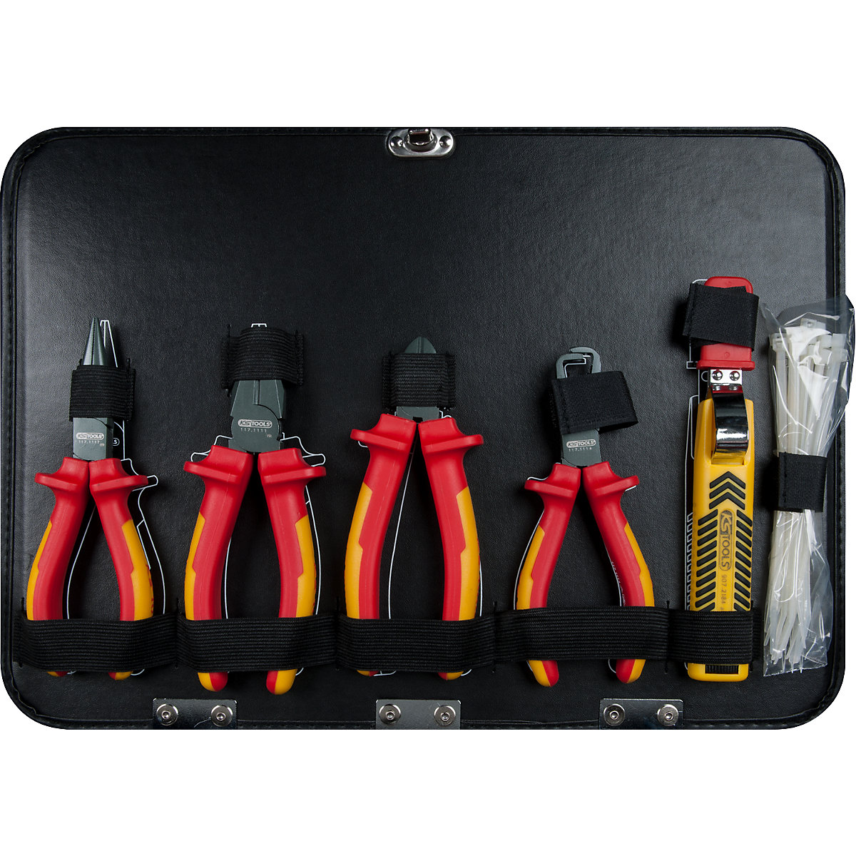 Kovček z orodjem za električarje 1/4'&#x27; + 1/2&#x27;&#x27; – KS Tools (Slika izdelka 8)-7